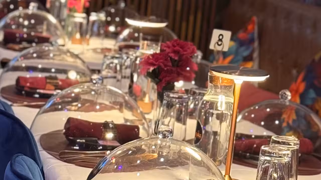 Luxe dinning setup - Mumtaaz indian restaurant, Surrey Hills, AU-VIC