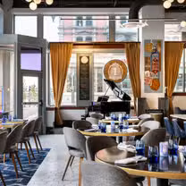 A photo of The 1 Food & Spirits, located inside BLU-Tique Hotel restaurant