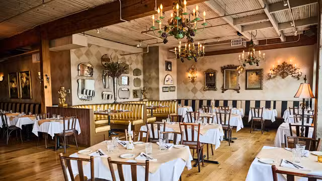 A photo of The Pink Door restaurant