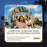 Fuel up before your big day at Universal Studios. Photo