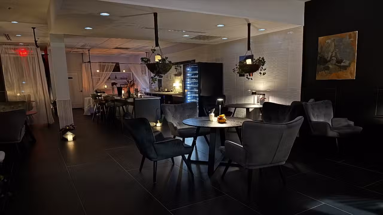 French Wine Lounge · Candlelight &amp; Elegance - Chateau Bellecru, Houston, TX