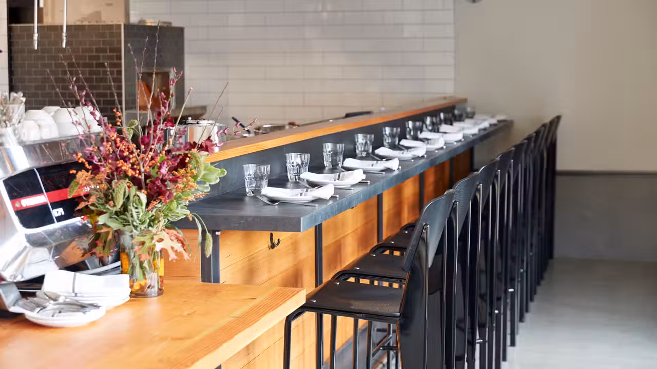 kitchen bar dining, for brunch, dinner, &amp; catering - Creekwood Restaurant CA Berkeley