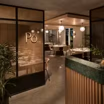 A photo of Po Restaurant - The Warehouse Hotel Singapore a Member of Design Hotels restaurant