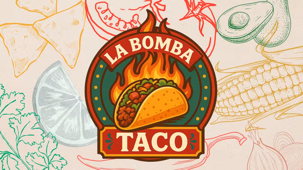 Logo - La Bomba Taco, Bolton, ON