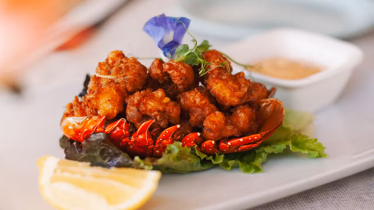The bay’s most original and iconic Lobster Bites. - Restaurant Oscars Puerto Vallarta, Puerto Vallarta, JAL