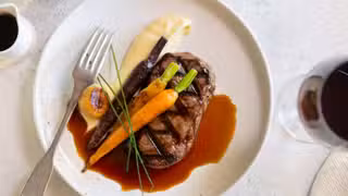 A photo of Nobles Restaurant at The Hills Lodge restaurant