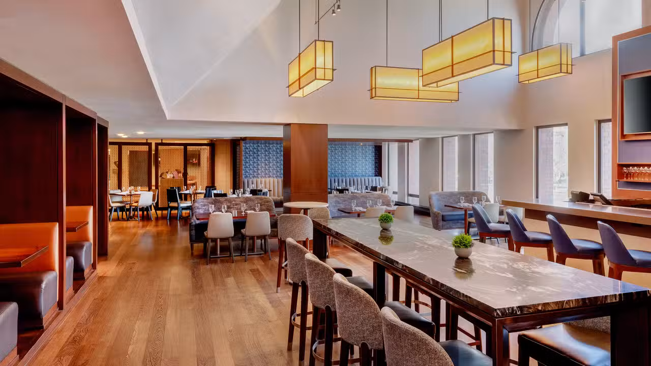 Main Bar - Waterline – Boston Marriott Long Wharf, Boston, MA