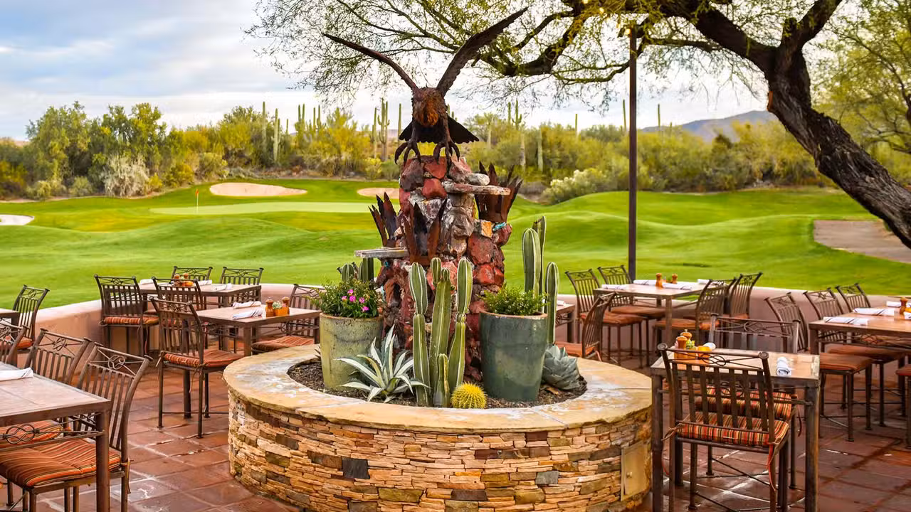 Patio at Tonto Bar &amp; Grill - Tonto Bar & Grill (Lunch reservations not required, excluding holidays), Cave Creek, AZ