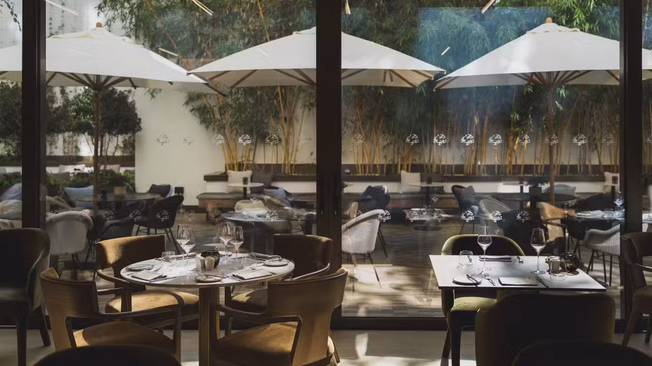 Wilde Hampstead restaurant and courtyard - Wilde, Hampstead The Oren, London, Greater London