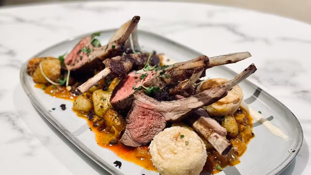 New Zealand Rack of Lamb - The Gathering Table, Solvang, CA