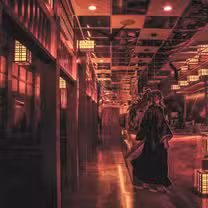 A photo of Demon Slayer: Infinity Castle @ Bearology restaurant