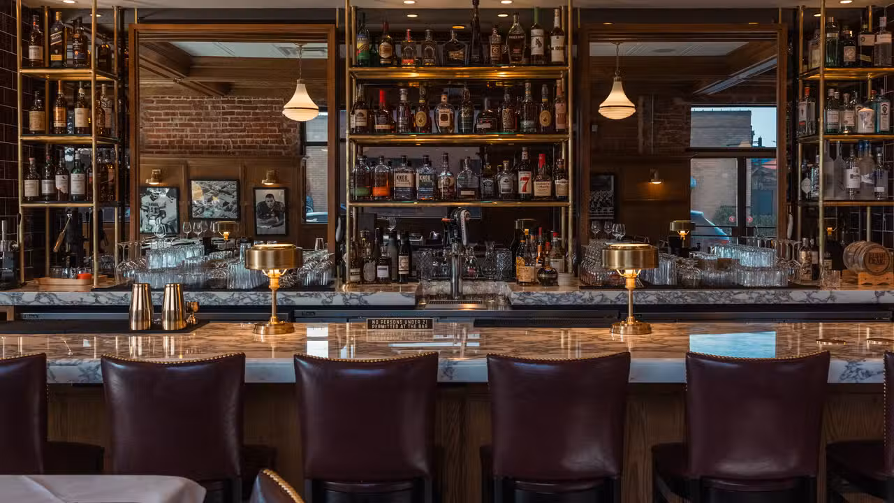 City Hall bar top &amp; dining - City Hall Steak & Cocktails, Jenks, OK