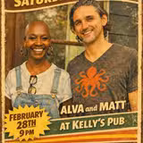Aliva and Matt live on the patio Photo