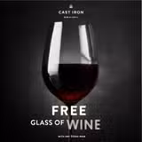 Complimentary Glass of Wine foto