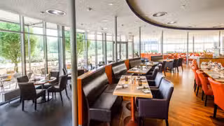 A photo of Campus ATLANTIC Hotel Universum Bremen restaurant