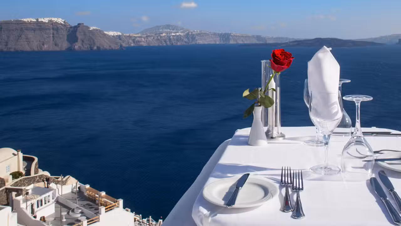 Ambrosia Restaurant, Oia, Greece