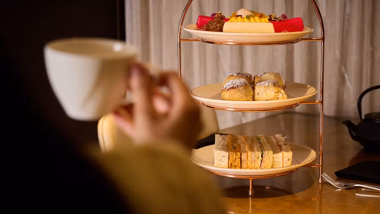 Champagne Afternoon Tea - Afternoon tea at The May Fair Hotel, Mayfair, London, 
