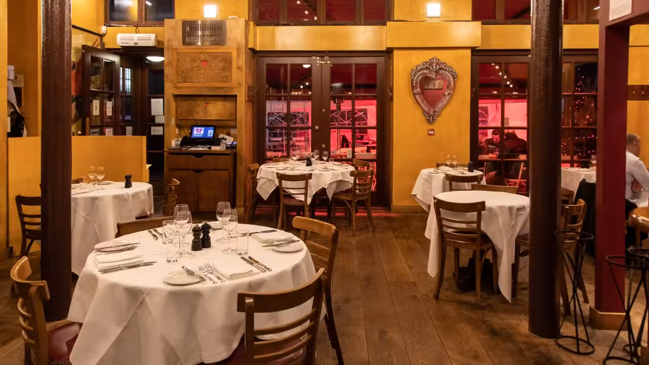 Interior - Bleeding Heart Bistro, London, 