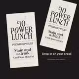 £10 Power Lunch foto