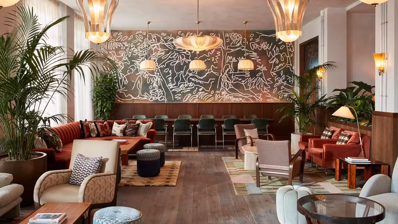 The Lobby Bar at the Hoxton Charlottenburg, Berlin, BE