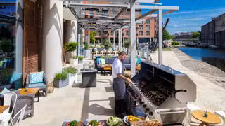 A photo of The Lock Kitchen & Bar - Double Tree by Hilton Leeds restaurant