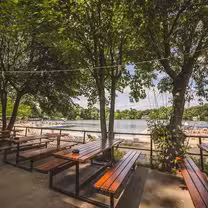 Een foto van restaurant Strandbad Weißensee