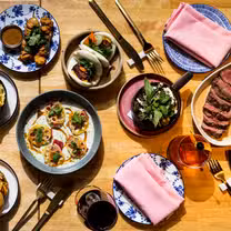 A photo of Books + Records restaurant
