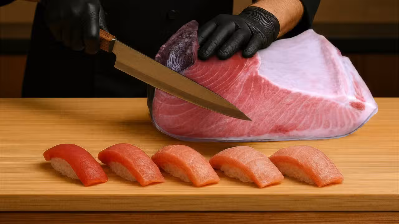 Toyosu Omakase Fresh Bluefin Tuna - Toyosu Omakase & Sushi Bar, San Juan, PR
