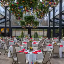A photo of Sunday Brunch in the Secret Garden at The Brook restaurant