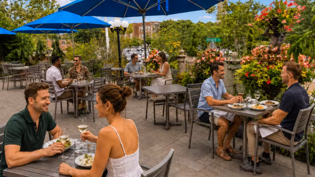 Indoor &amp; Outdoor Dining at The Pointe Restaurant - The Pointe Restaurant, Provincetown, MA