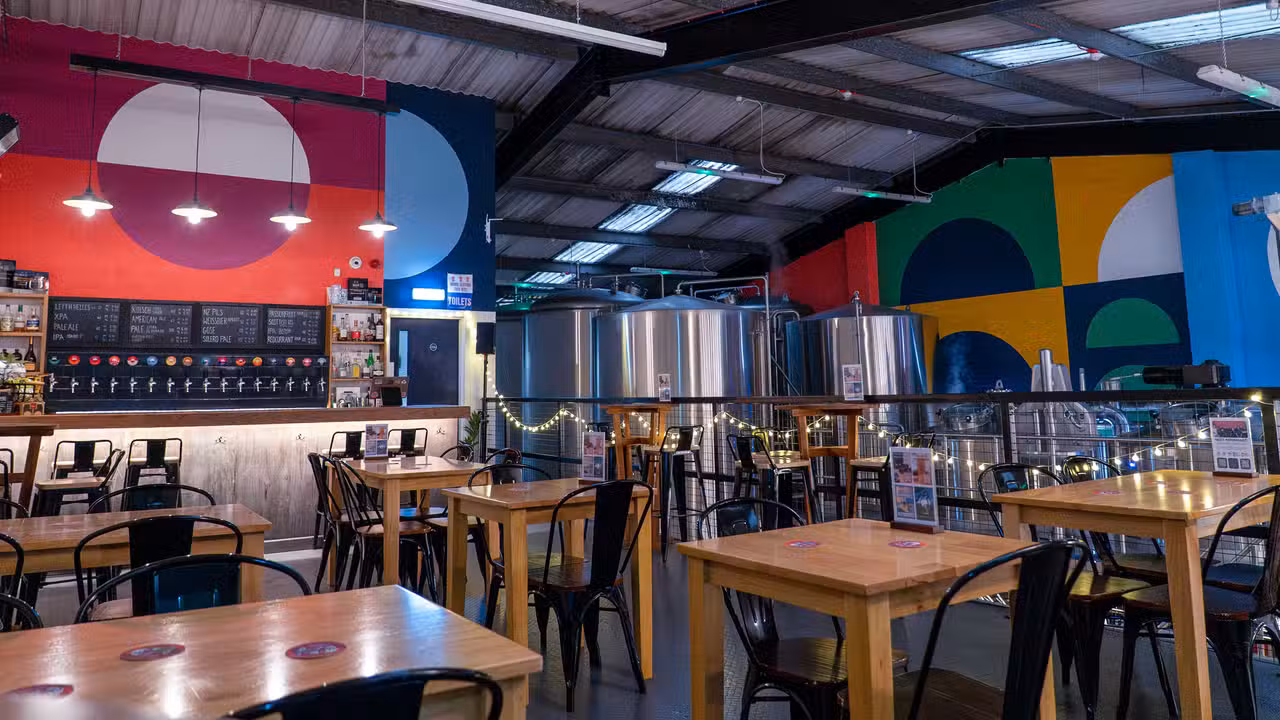 Moonwake Beer Co. Mezzanine Taproom in Leith. - Moonwake Beer Co., Edinburgh, Edinburgh