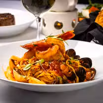 A photo of Joe Vicari's Andiamo Italian Steakhouse @ The D Las Vegas restaurant