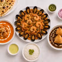 A photo of Indeblue Indian Bistro restaurant