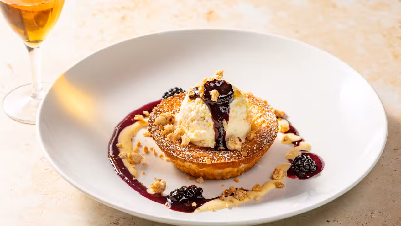 Summer Peach Butter Cake - Cooper's Hawk Winery & Restaurant - Kansas City - Plaza, MO, Kansas City, MO