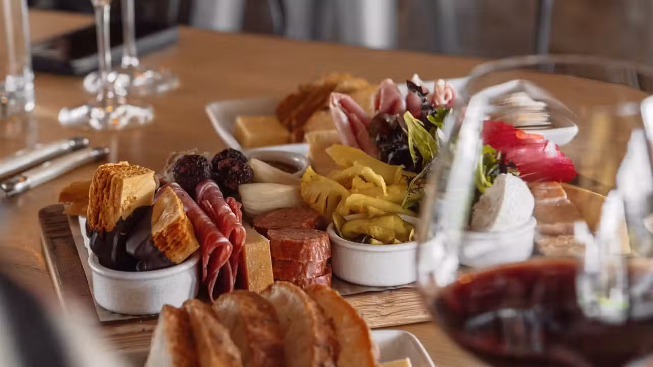 Local produce platters - Loira Vines, Sidmouth, AU-TAS