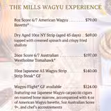 The Mills Wagyu Menu foto