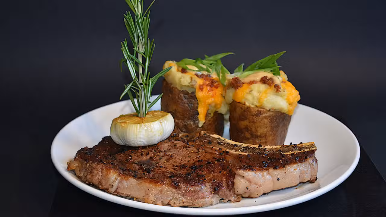 Cowboy Bone-in Ribeye - KJ's Steakhouse, Fort Myers, FL