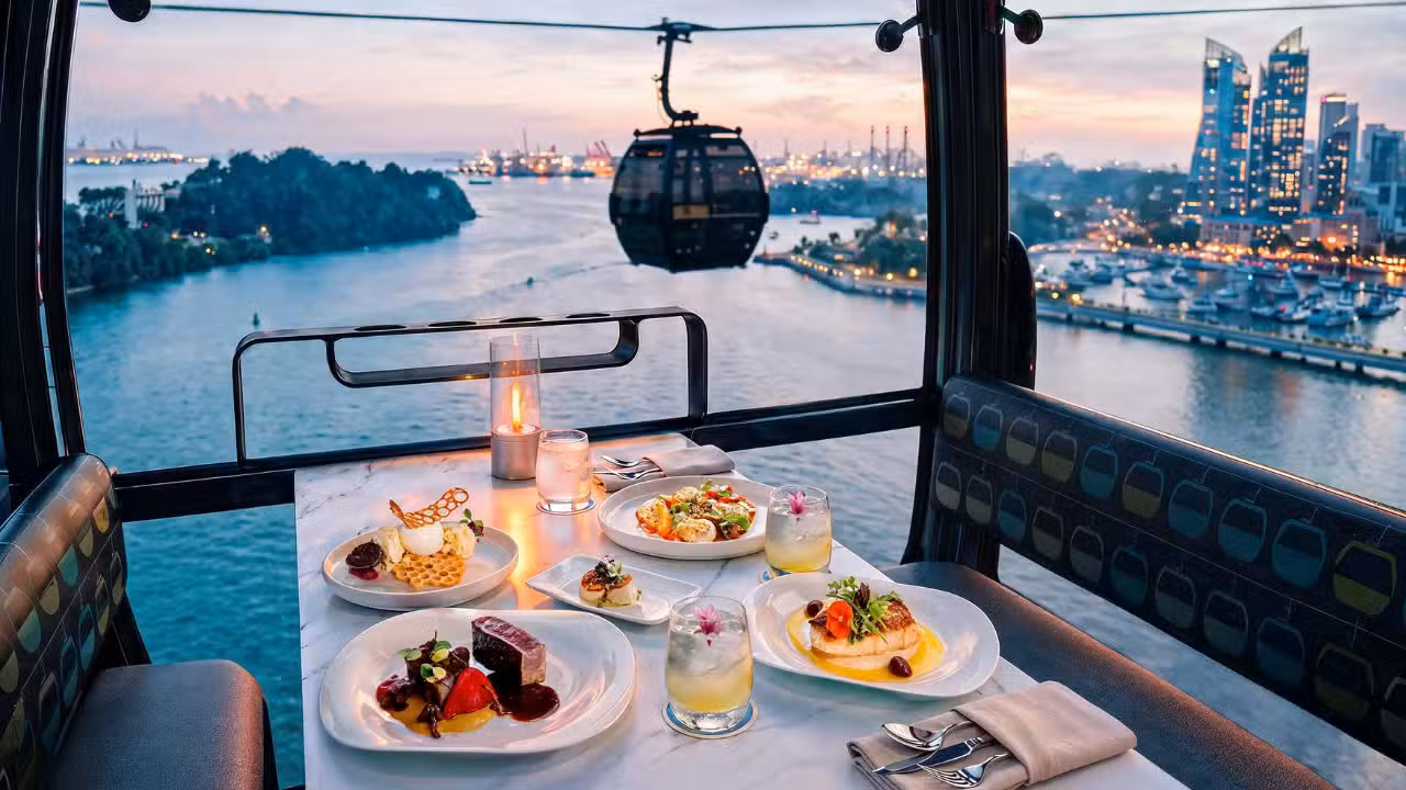 Cable Car SkyDining - Starlight Flight - Cable Car SkyDining, Singapore, Singapore