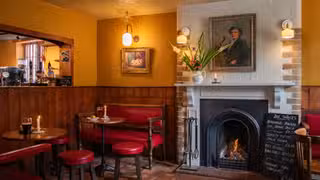 Una foto del restaurante The Three Horseshoes, Warham
