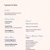 10 Course Christmas Day Set Menu Photo