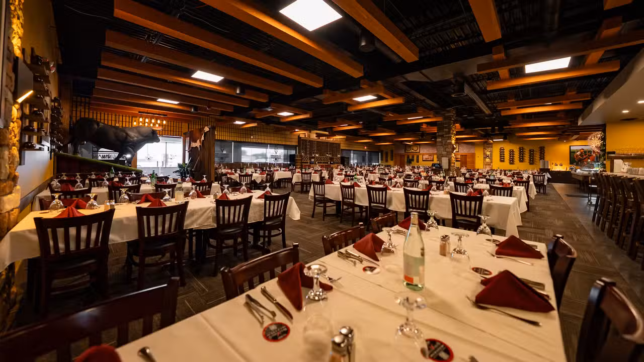 Brazilian Steakhouse Dining Room in Bloomington - Bullvino's Churrascaria Bloomington, Minneapolis, MN