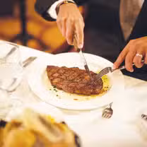 A photo of Mr. Lester's Steakhouse restaurant