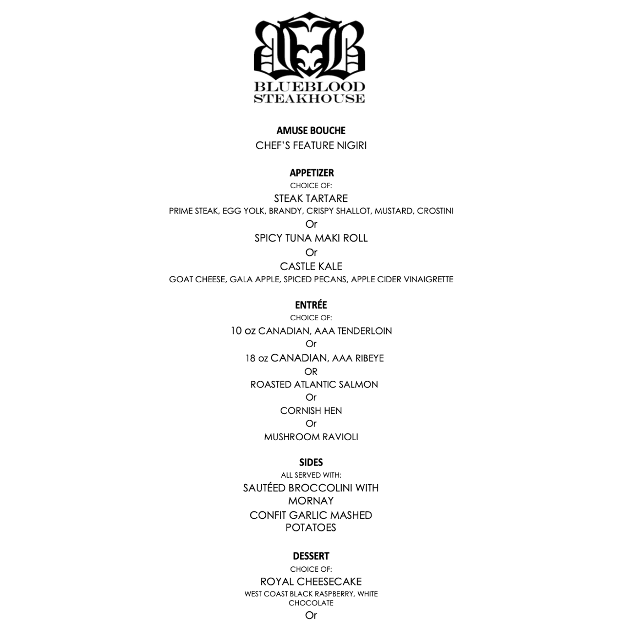BlueBlood Steakhouse Restaurant - Toronto, ON