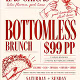 BOTTOMLESS BRUNCH | Saturday & Sundays foto