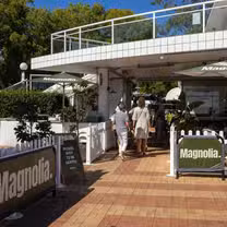 Una foto del restaurante Magnolia. Nelson Bay