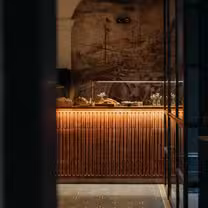 Una foto del restaurante Bistro Giustiniani, Piazza Giustiniani, Genova, GE, Italia