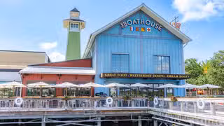 A photo of The Boathouse restaurant