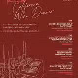 California Wine Dinner foto