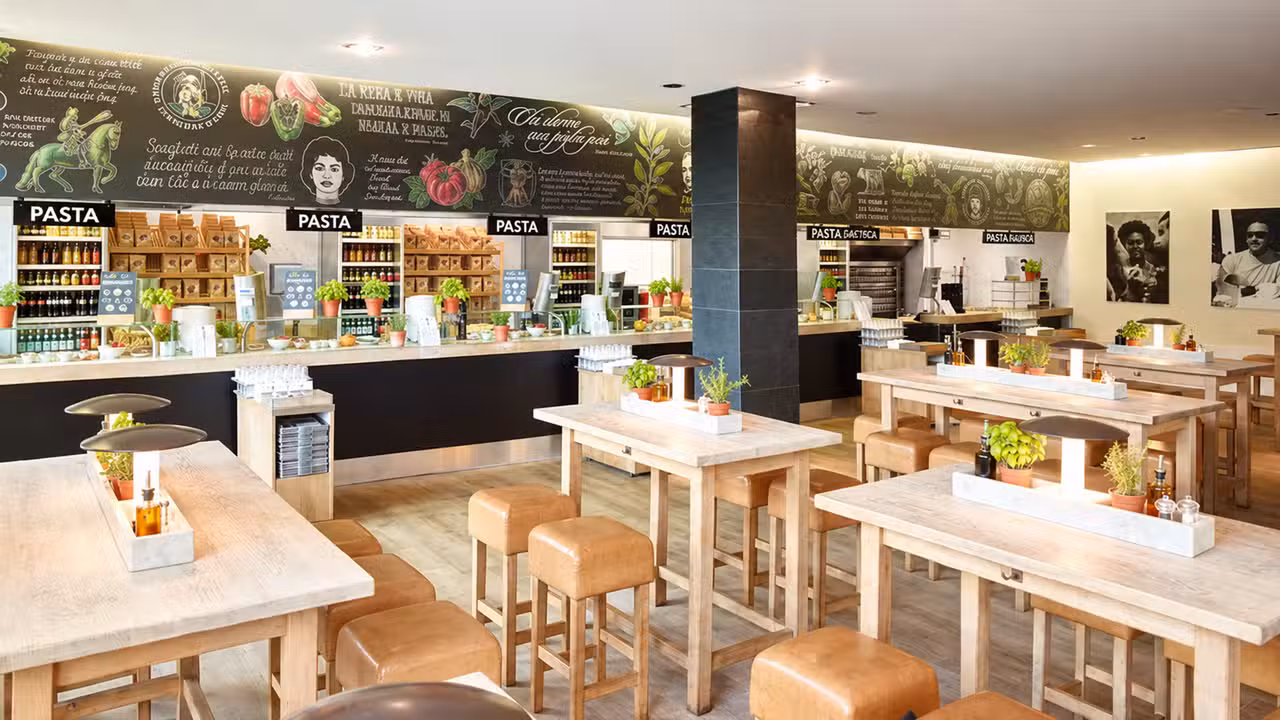 Interior - Vapiano Golzheim, Düsseldorf, NW